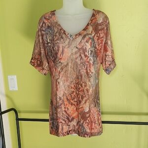 Soft Surroundings Multicolor Artistic Tunic